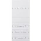 GIRA - GIR220403 Wippenset 4f (1+3) beschr. System 55 Rei