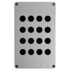 SCHNEIDER ELECTRIC - SNRXAPA4116 PULSANTIERA VUOTA PLASTICA 16 FORI 4FILE