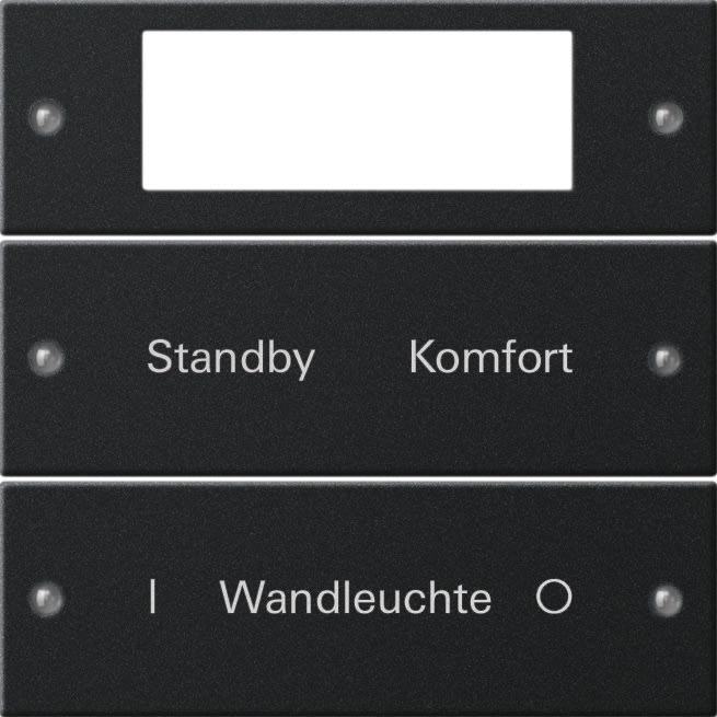 GIRA - GIR2212005 Wippenset 2f Plus beschr. System 55 Schw
