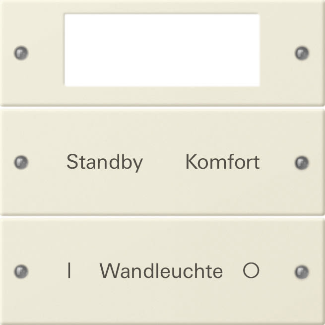 GIRA - GIR221201 Wippenset 2f Plus beschr. System 55 Crem