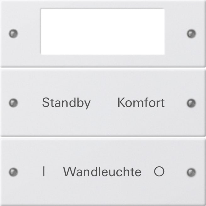 GIRA - GIR221227 Wippenset 2f Plus beschr. System 55 Rein