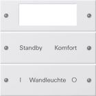 GIRA - GIR221227 Wippenset 2f Plus beschr. System 55 Rein