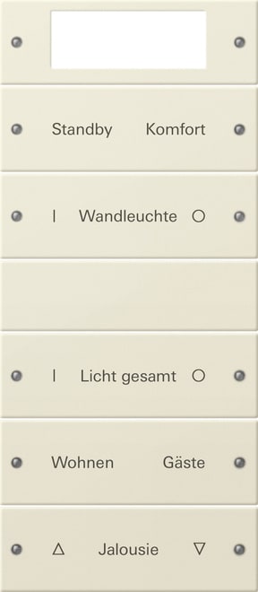 GIRA - GIR221501 Wippenset 5f Plus (2+3) beschr. System 5