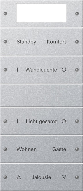 GIRA - GIR221526 Wippenset 5f Plus (2+3) beschr. System 5