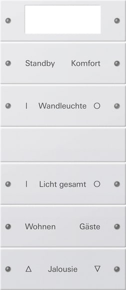 GIRA - GGI221527 Wippenset 5f Plus (2+3) beschr. System 5