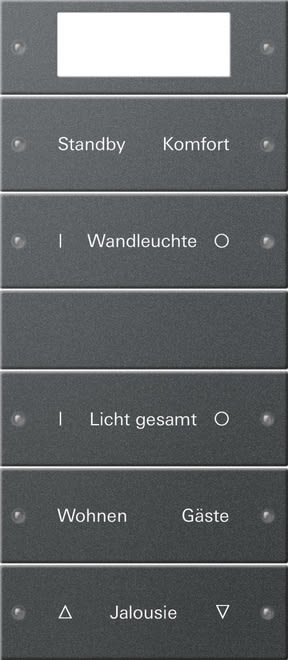 GIRA - GIR221528 Wippenset 5f Plus (2+3) beschr. System 5