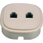 FANTON SRL - FME22380 PRESA 2 PLUG RJ11 DA INCASSO AV