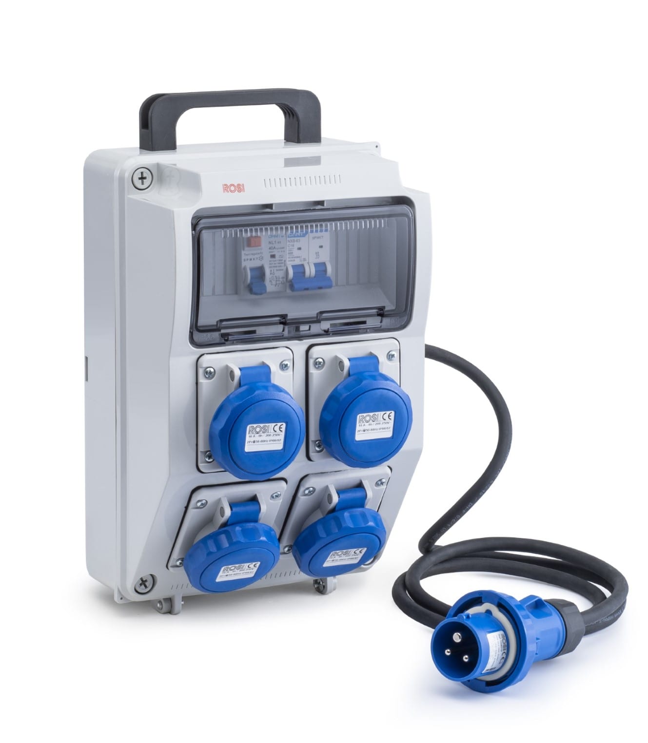ROSI MATERIALE ELETT RCO2240E-PF QUADRI ACS 4 PRESE 16A 3P+PE