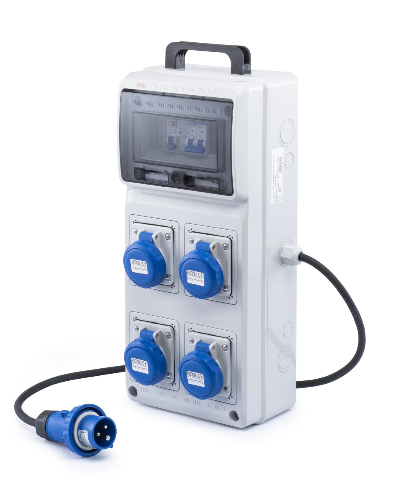 ROSI MATERIALE ELETT RCO2241 QUADRI ACS 4 PRESE INCASSO IP67