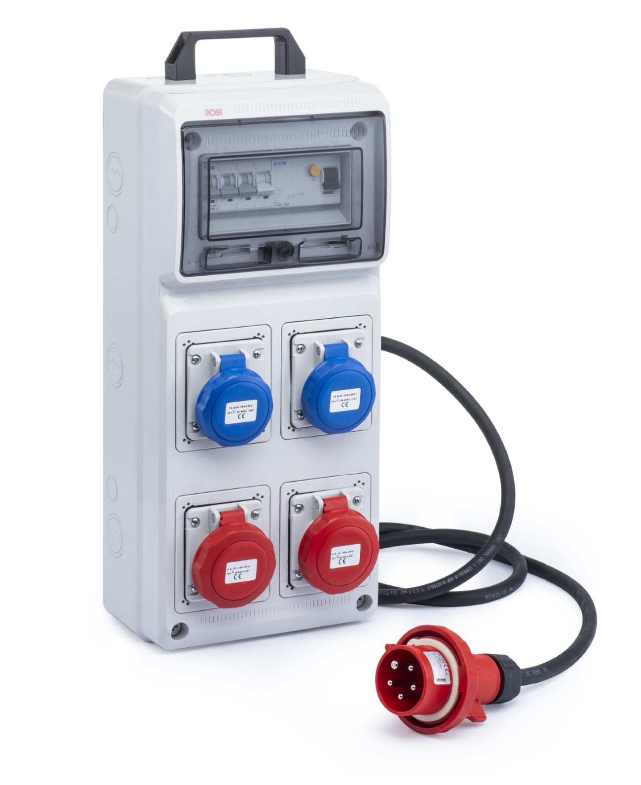 ROSI MATERIALE ELETT RCO2242 QUADRI ACS 4 PRESE INCASSO IP67