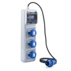 ROSI MATERIALE ELETT - RCO2260PE QUADRI ACS 3 PRESE INCASSO IP67 + P.E.