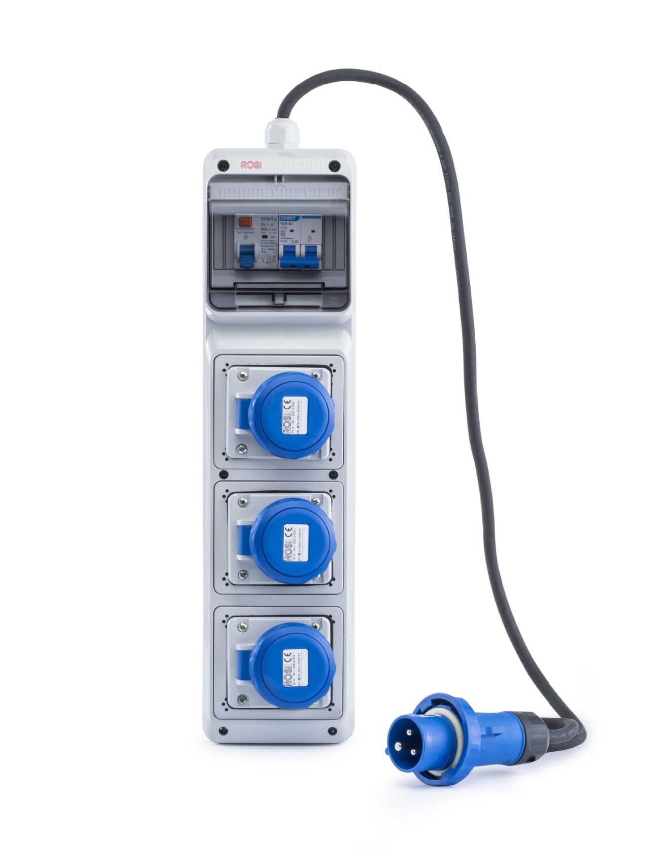ROSI MATERIALE ELETT RCO2260 QUADRI ACS 3 PRESE INCASSO IP67