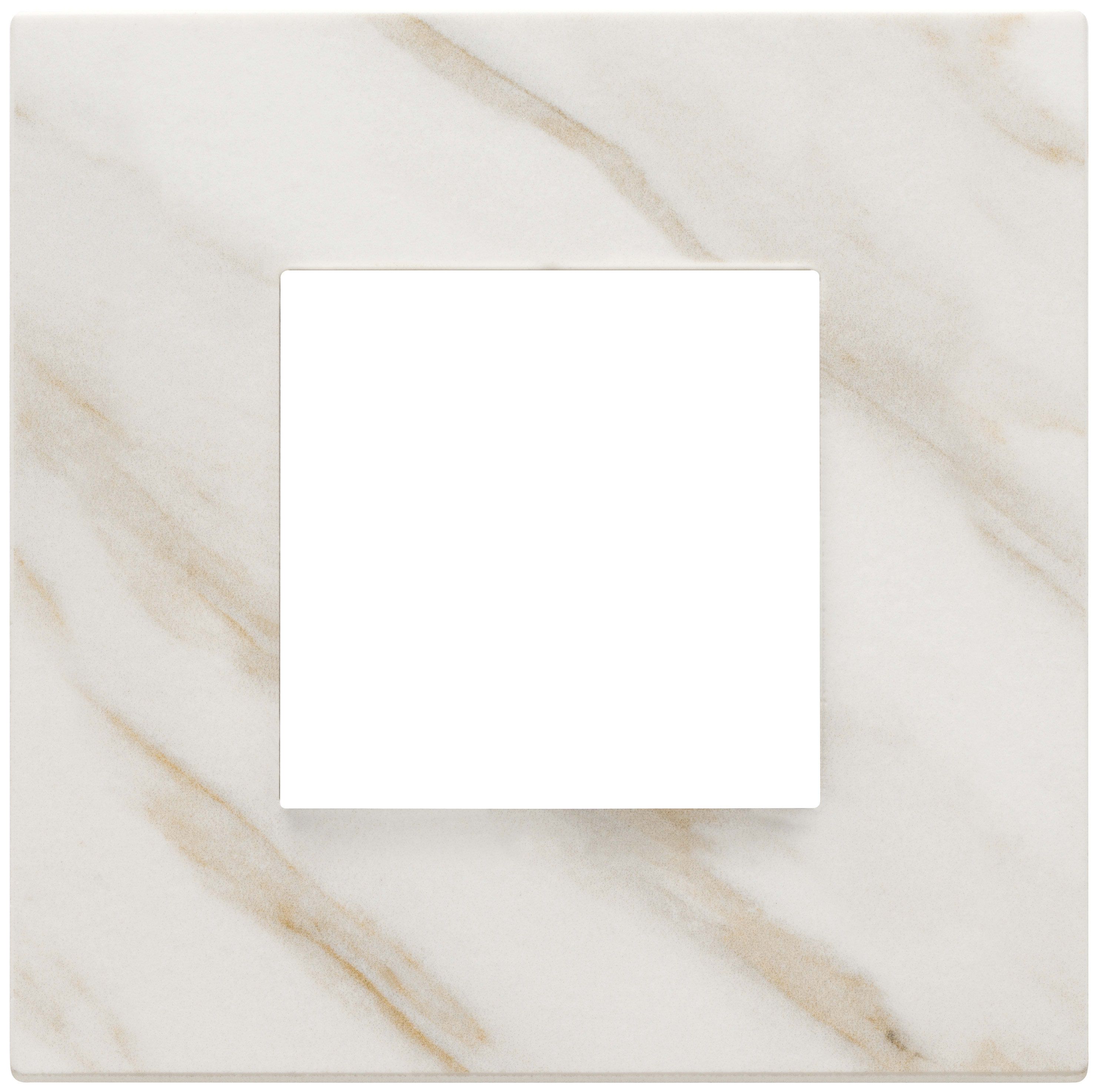 VIMAR SPA VIW22642.51 PLACCA 2M BIANCO CALACATTA