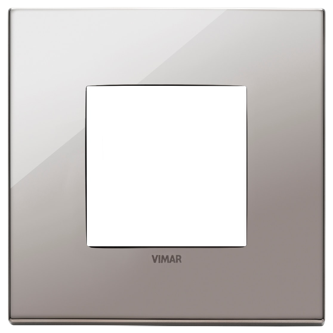 VIMAR SPA - VIW22642.83 Placca 2M cromo nero