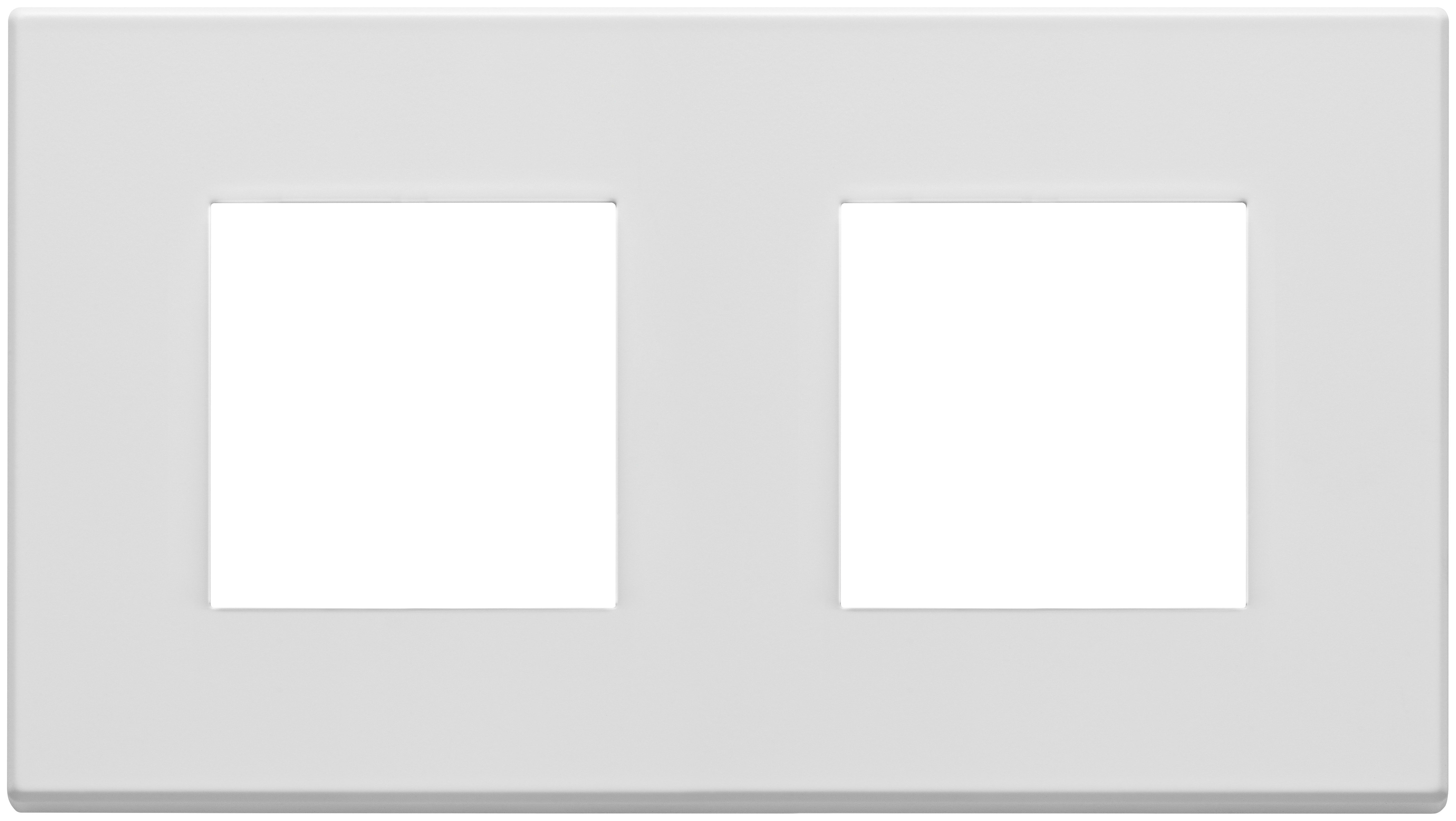 VIMAR SPA - VIW22643.01 PLACCA 4M (2+2)INT71 BIANCO MATT