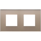 VIMAR SPA VIW22643.77 PLACCA 4M (2+2)INT71 OPALE BRUNO