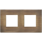 VIMAR SPA - VIW22643.87 PLACCA 4M (2+2)INT71 BRONZO ANTICO