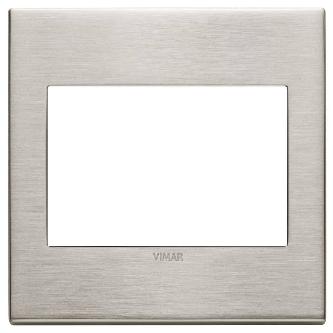 VIMAR SPA - VIW22648.11 Placca 3M BS nichel spazzolato