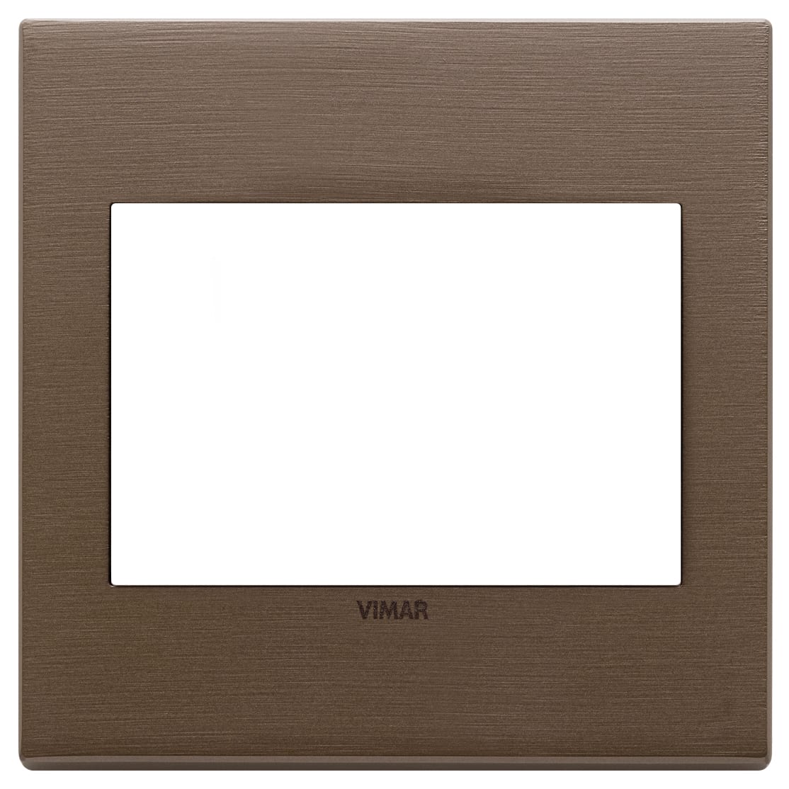 VIMAR SPA - VIW22648.12 Placca 3M BS bronzo scuro spazzolato