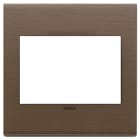 VIMAR SPA - VIW22648.12 Placca 3M BS bronzo scuro spazzolato
