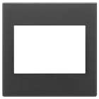 VIMAR SPA - VIW22648.73 PLACCA 3M BS NERO SATINATO