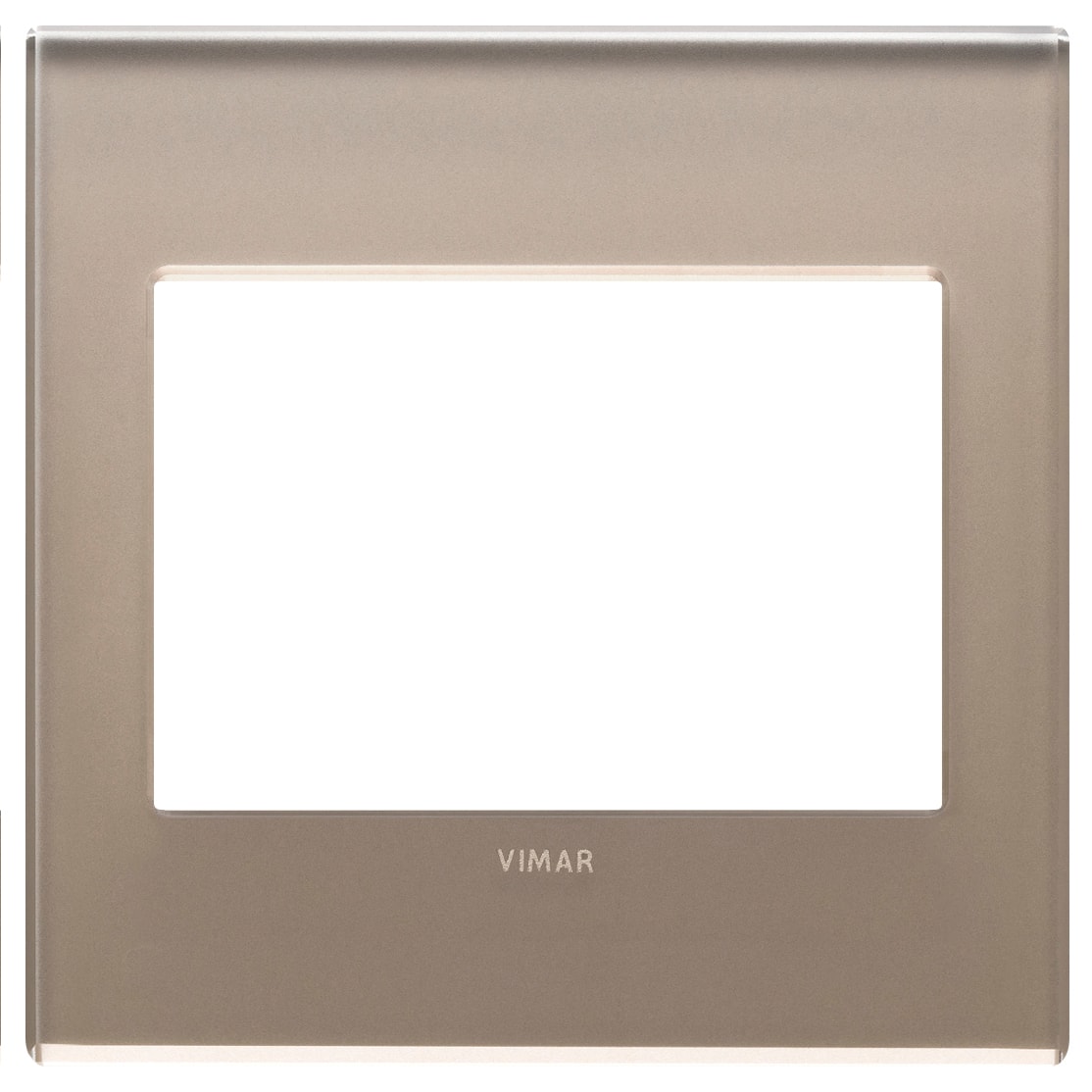VIMAR SPA - VIW22648.77 Placca 3M BS opale bruno