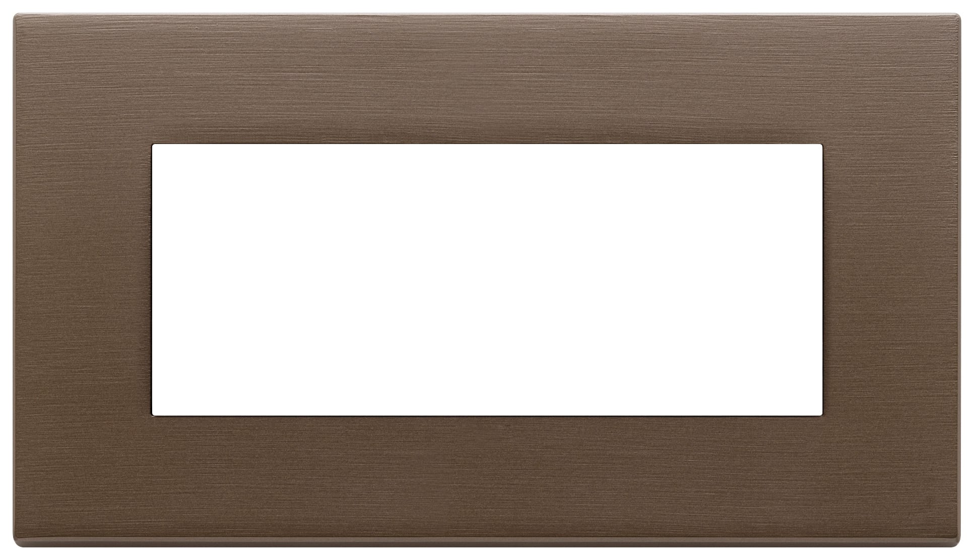 VIMAR SPA - VIW22649.12 PLACCA 5M BS BRONZO SCURO SPAZZOLATO