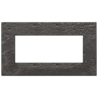 VIMAR SPA - VIW22649.53 Placca 5M BS nero Marquina