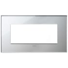 VIMAR SPA - VIW22649.75 Placca 5M BS argento ghiaccio