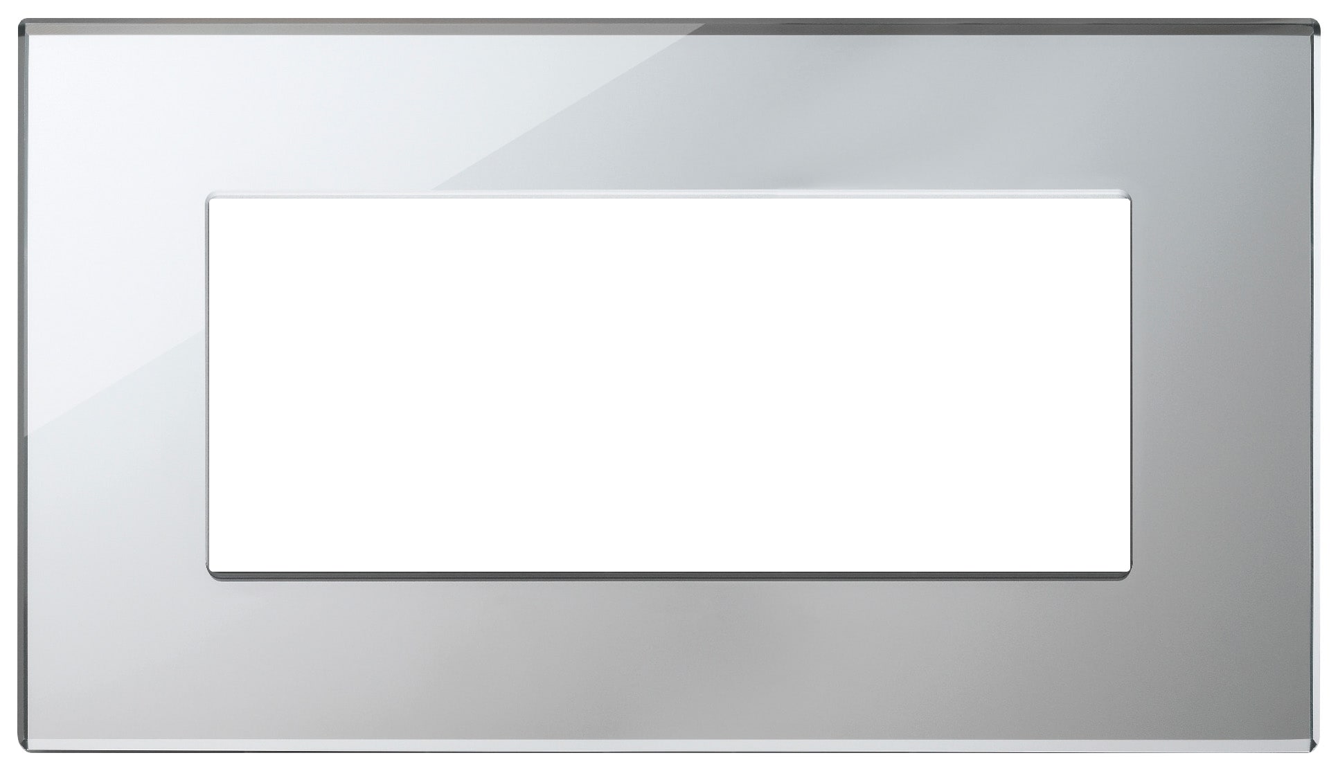 VIMAR SPA - VIW22649.75 PLACCA 5M BS ARGENTO GHIACCIO