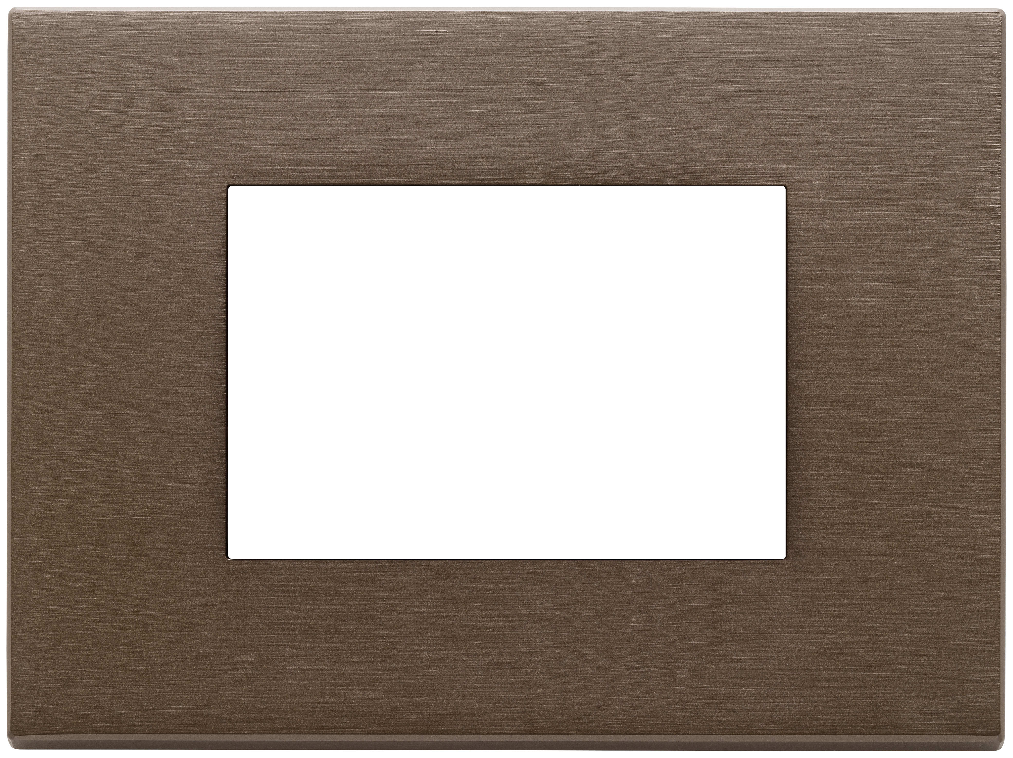 VIMAR SPA - VIW22653.12 PLACCA 3M BRONZO SCURO SPAZZOLATO