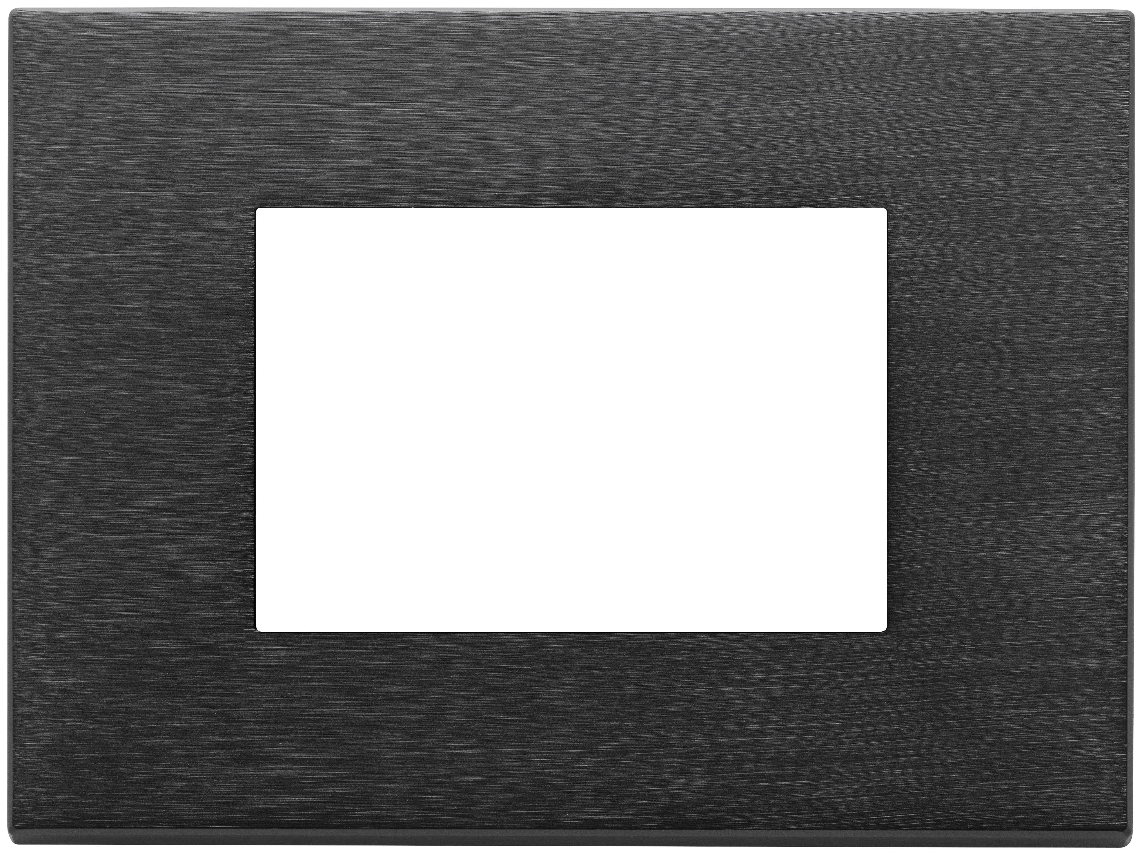 VIMAR SPA - VIW22653.13 PLACCA 3M NERO SPAZZOLATO