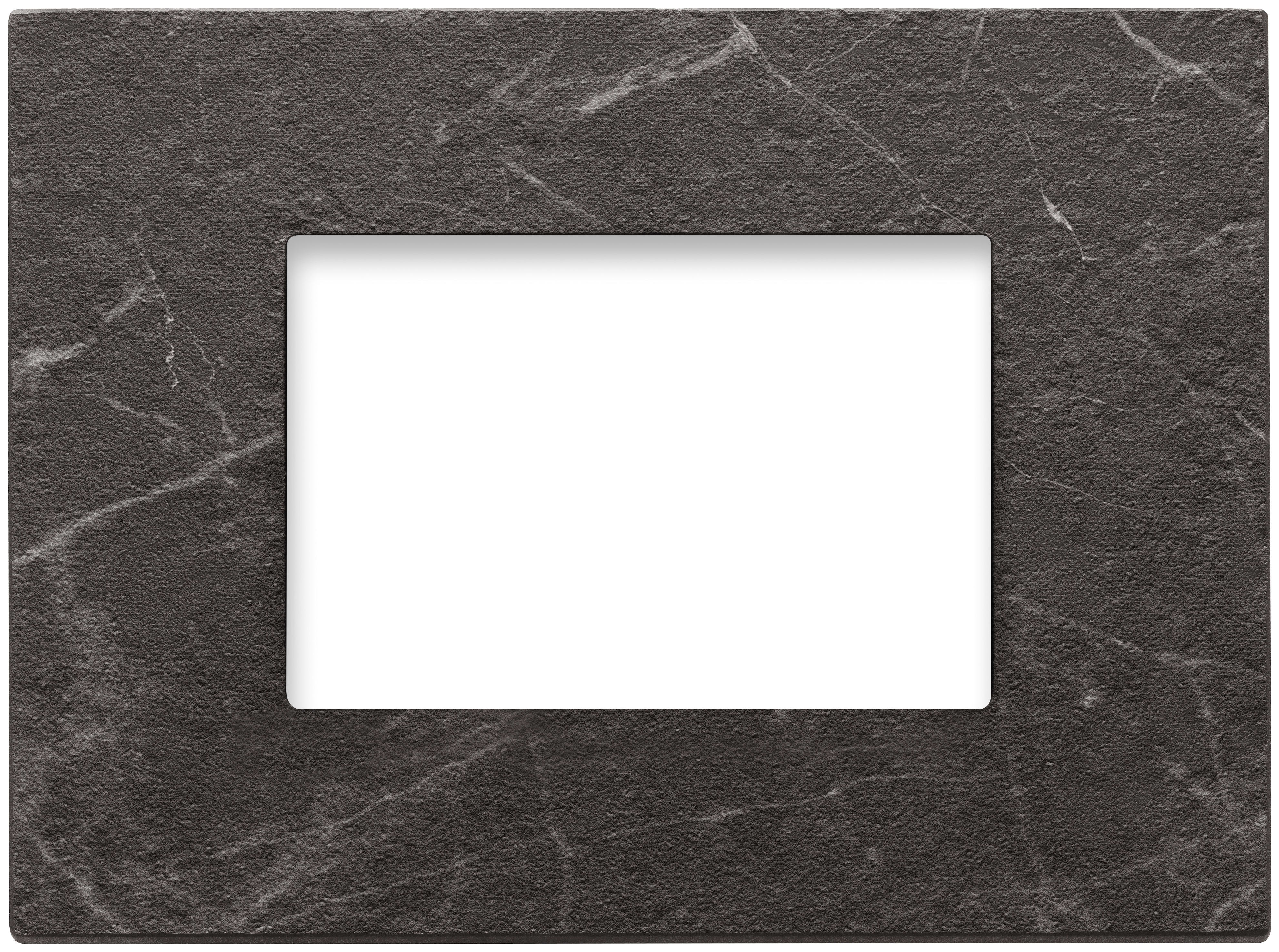 VIMAR SPA - VIW22653.53 PLACCA 3M NERO MARQUINA