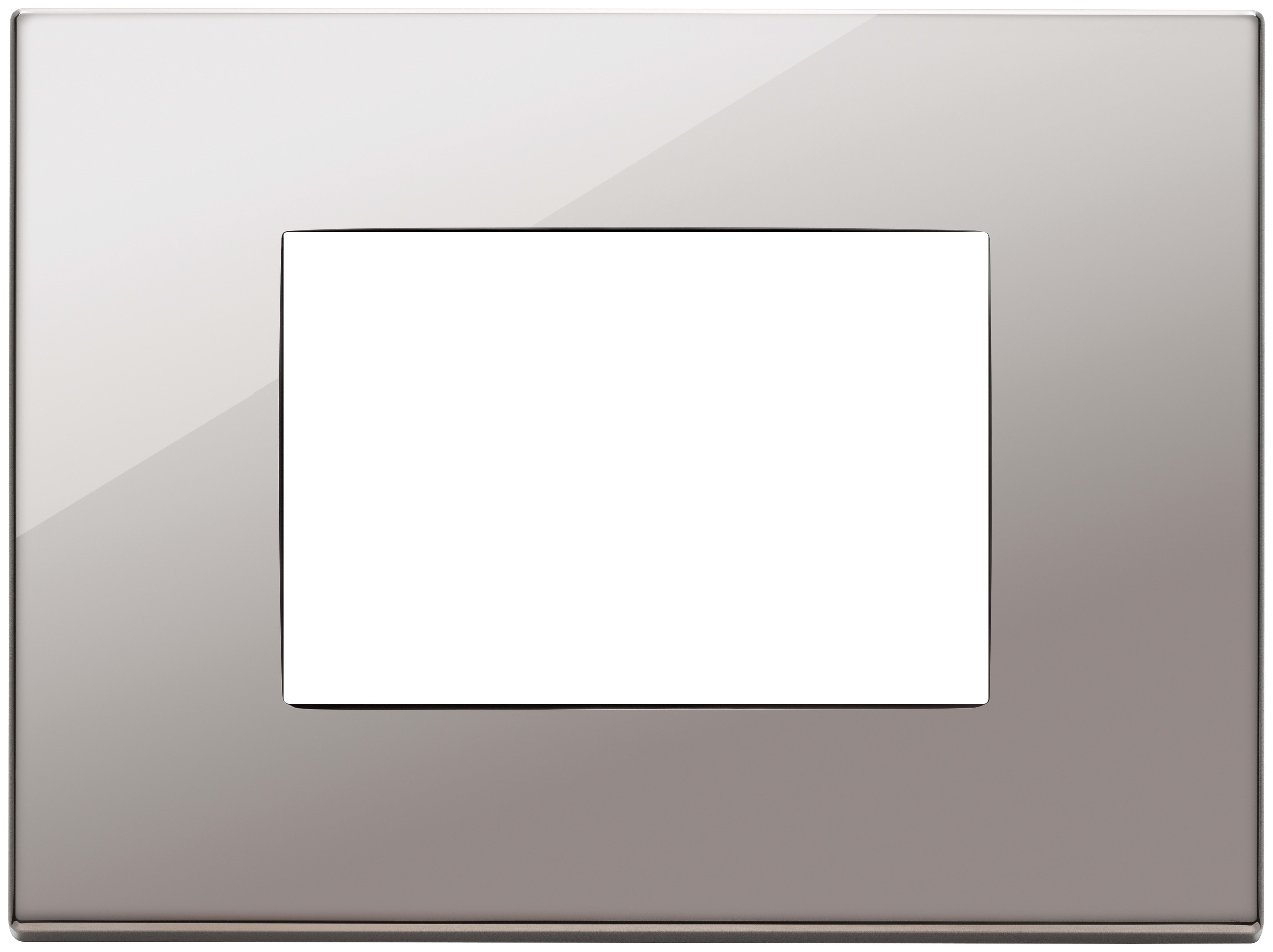 VIMAR SPA - VIW22653.83 PLACCA 3M CROMO NERO