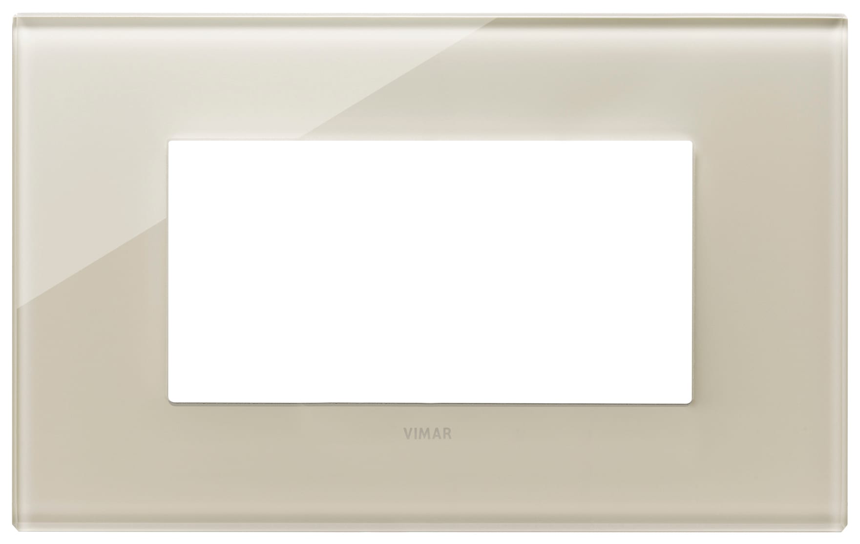 VIMAR SPA - VIW22654.72 Placca 4M bianco canapa