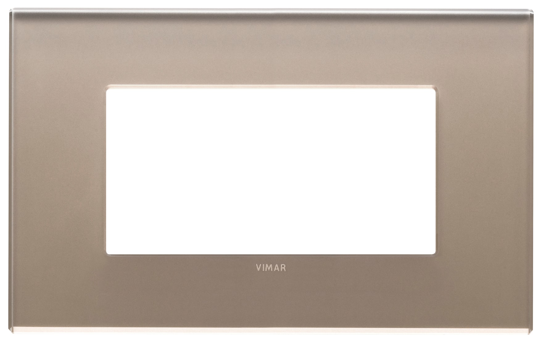 VIMAR SPA - VIW22654.77 Placca 4M opale bruno