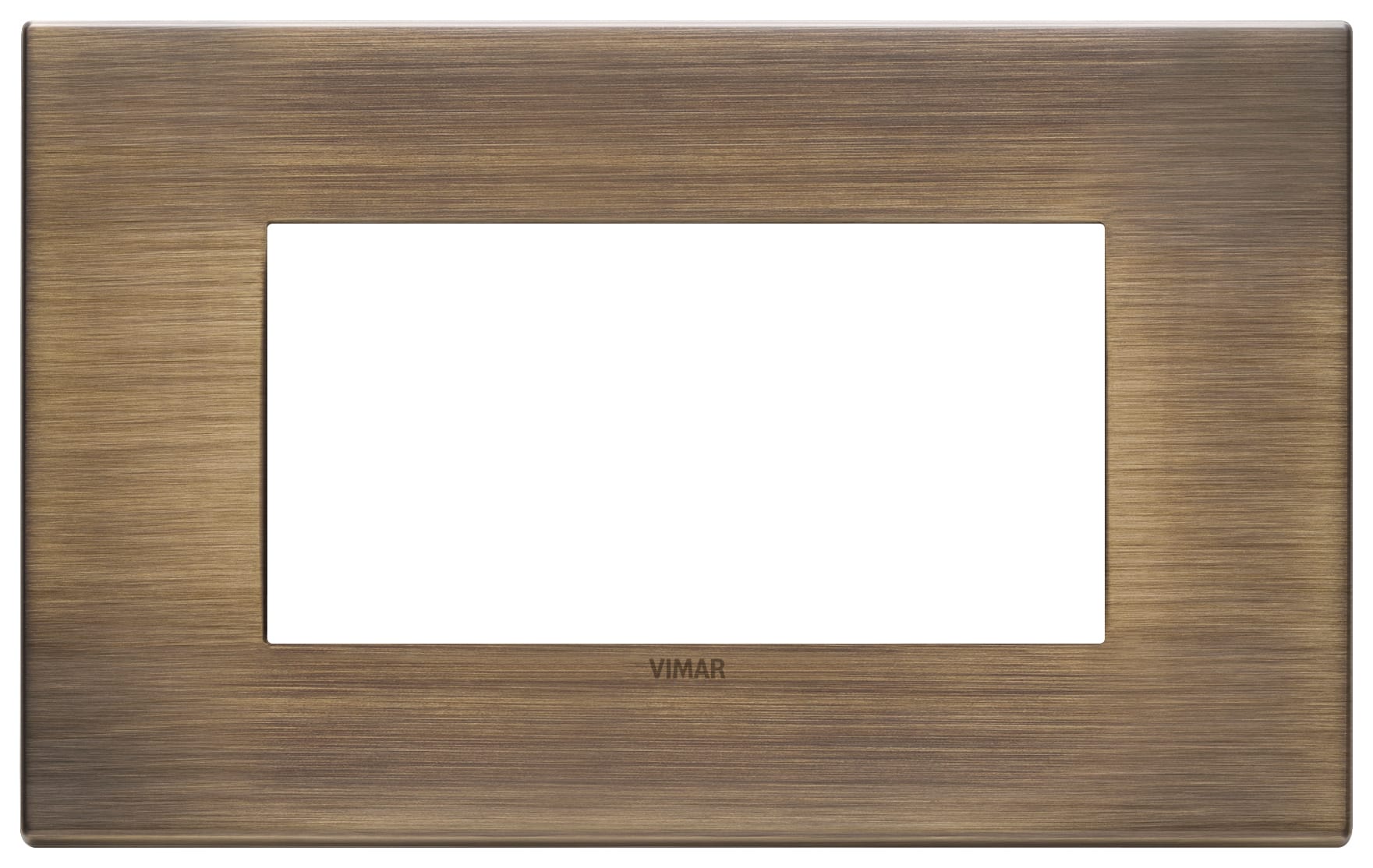VIMAR SPA - VIW22654.87 Placca 4M bronzo antico spazzolato