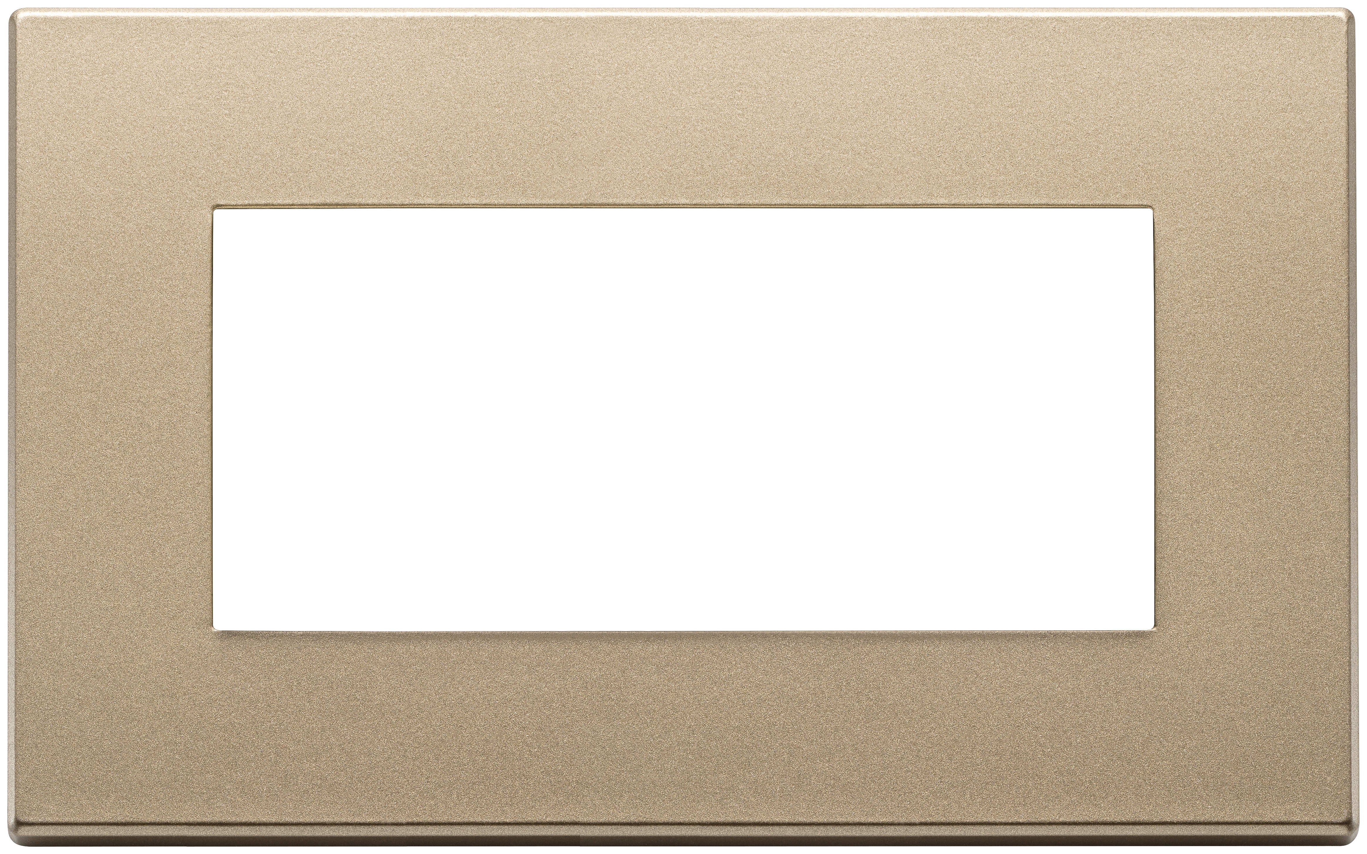 VIMAR SPA - VIW22654.88 PLACCA 4M ORO SATINATO