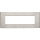 VIMAR SPA - VIW22657.11 Placca 7M nichel spazzolato