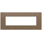 VIMAR SPA - VIW22657.52 Placca 7M coffee brown