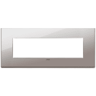 VIMAR SPA - VIW22657.83 Placca 7M cromo nero