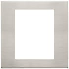 VIMAR SPA - VIW22668.11 PLACCA 8M NICHEL SPAZZOLATO