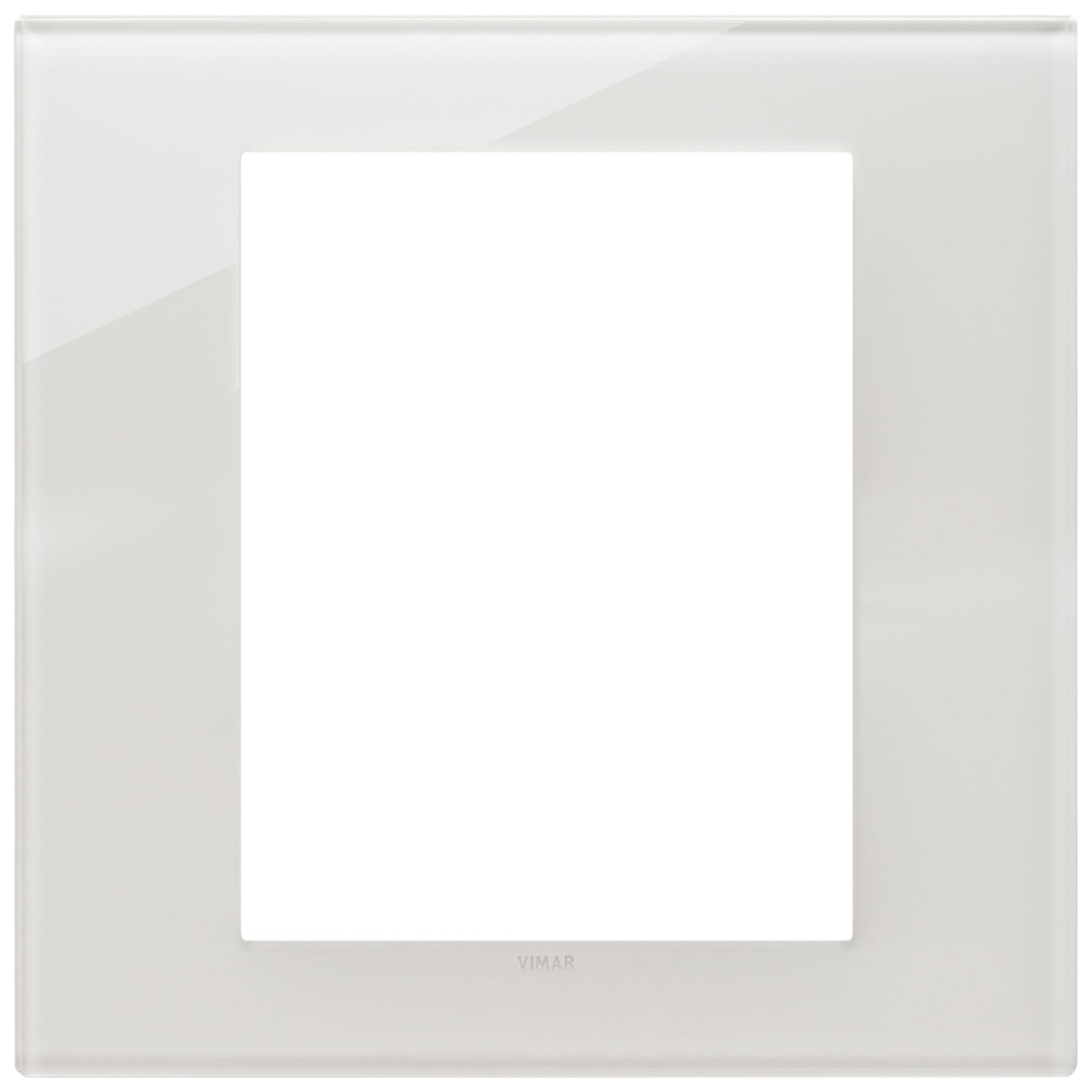 VIMAR SPA - VIW22668.71 Placca 8M bianco latte
