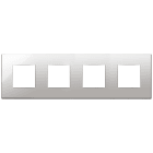 VIMAR SPA - VIW22669.81 Placca 8M (2+2+2+2)int71 nichel