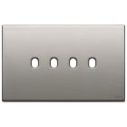 VIMAR SPA - VIW22674.4.11 Placca 4Mx4 Vintage nichel spazzolato