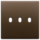 VIMAR SPA - VIW22675.3.12 Placca 3Mx3 BS Vintage bronzo scuro sp.