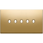 VIMAR SPA - VIW22679.5.82 Placca 5Mx5 BS Vintage oro