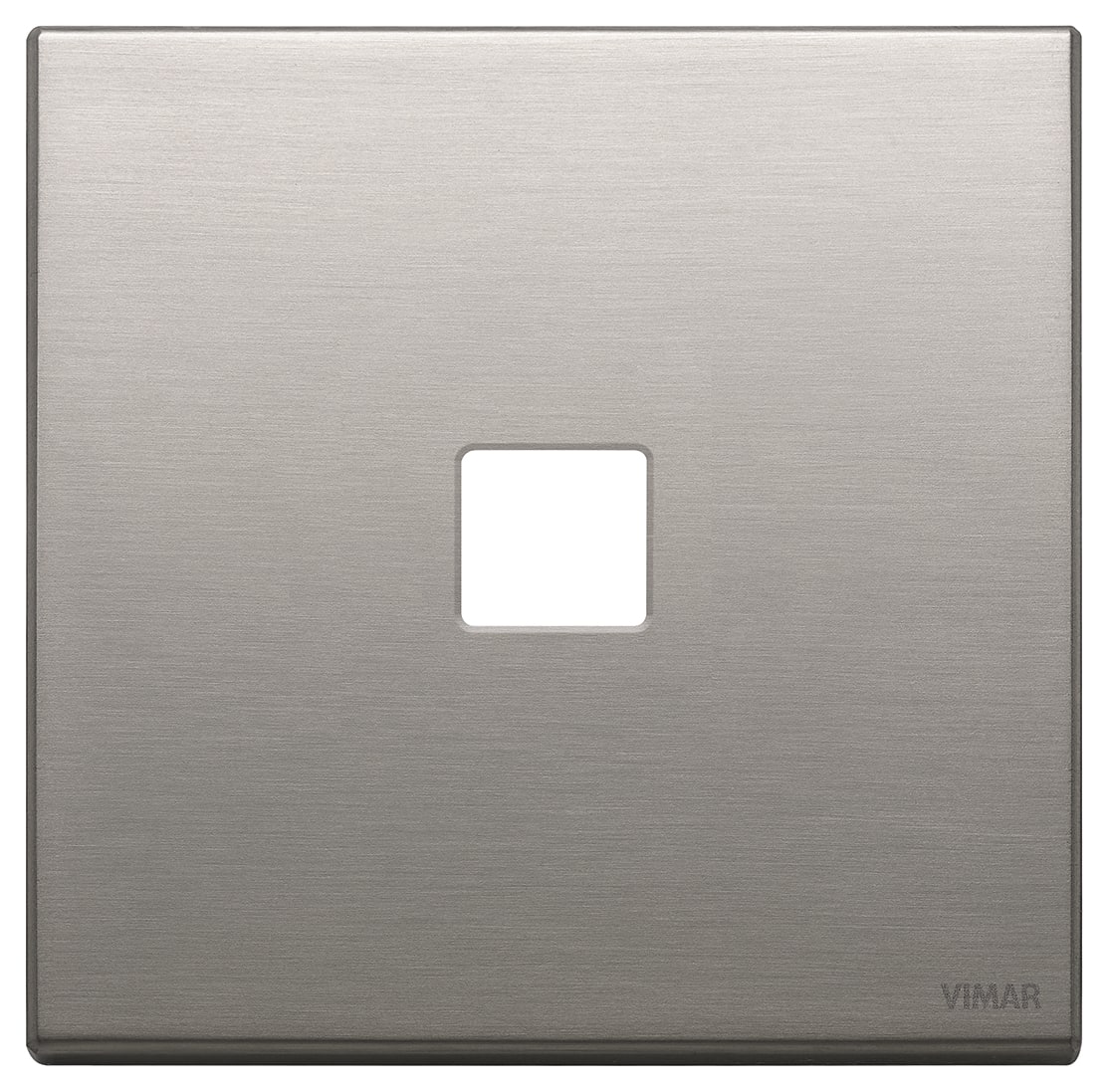 VIMAR SPA - VIW22682.1.11 Placca 2Mx1 Flat nichel spazzolato