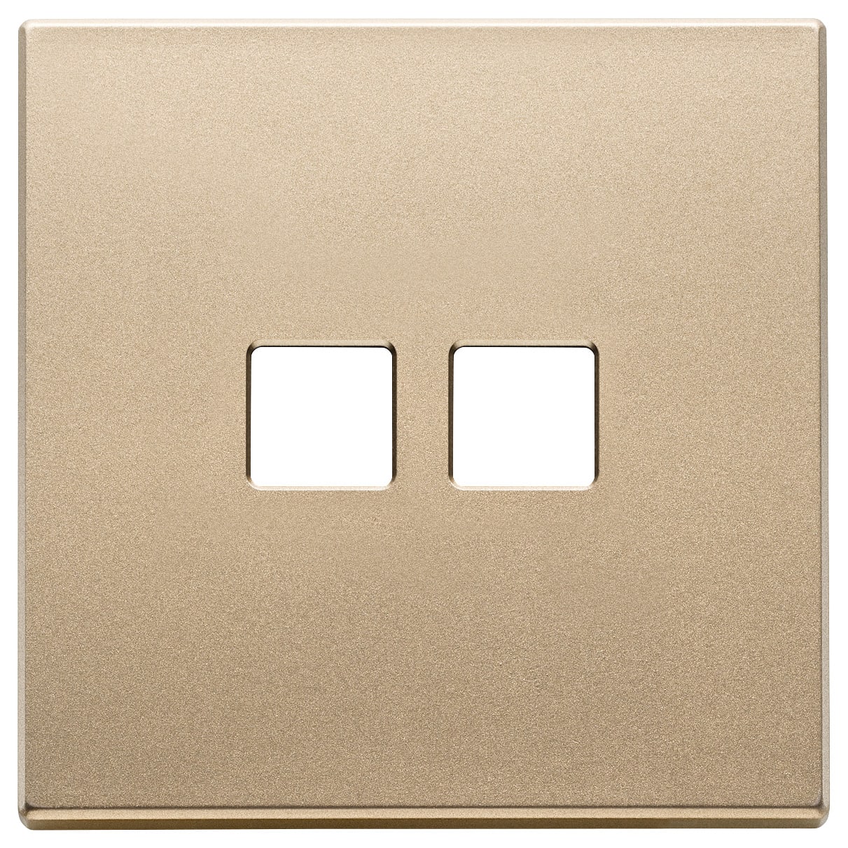VIMAR SPA - VIW22682.2.88 Placca 2Mx2 Flat oro satinato