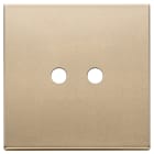 VIMAR SPA - VIW22682.RN.2.88 Placca 2Mx2 Tondo oro satinato